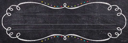 Swirls & Twirls Name Plates XCTP4463