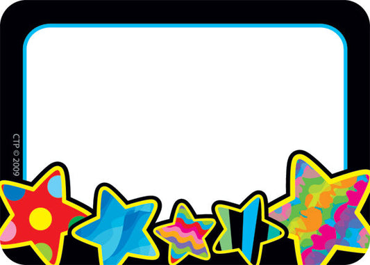 Poppin Patterns Stars Name Tags XCTP4508