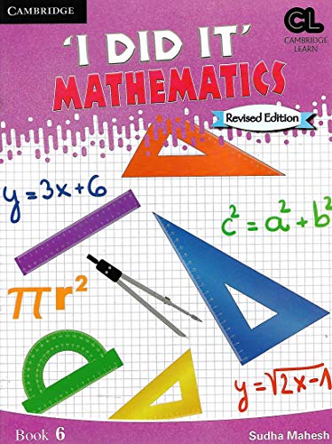 'I Did It' Mathematics Level 6 Student's Book with App