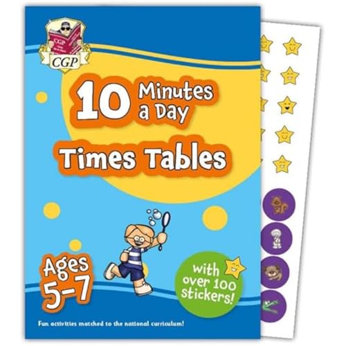 10 Minutes a Day Times Tables for Ages 5-7 (with reward stickers)