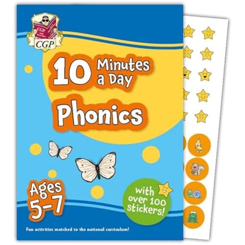 10 Minutes a Day Phonics for Ages 5-7 (with reward stickers)
