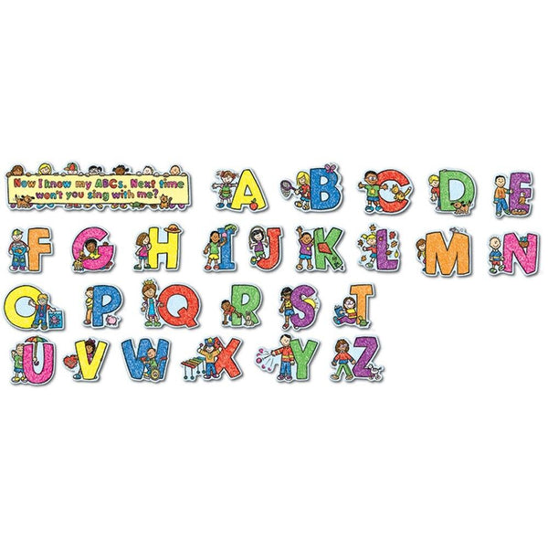 Alphabet Kids; Kid-Drawn Bulletin Board Set Pk-1 XCD110069