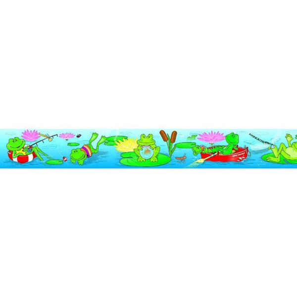 STRAIGHT BORDERS : FROG FUN XCD1469