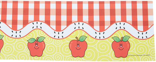 Pop-Apart Borders: Apples & Gingham XCD4000