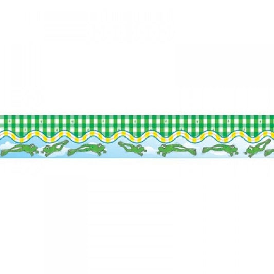 Pop-Apart Borders: Frogs And Gingham XCD4004