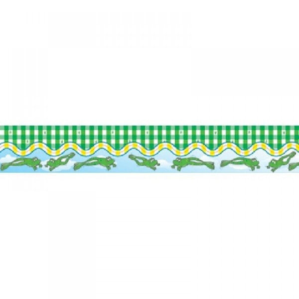 Pop-Apart Borders: Frogs And Gingham XCD4004