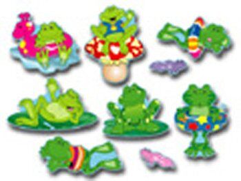 Colorful Cut-Outs Frolicking XCD5598