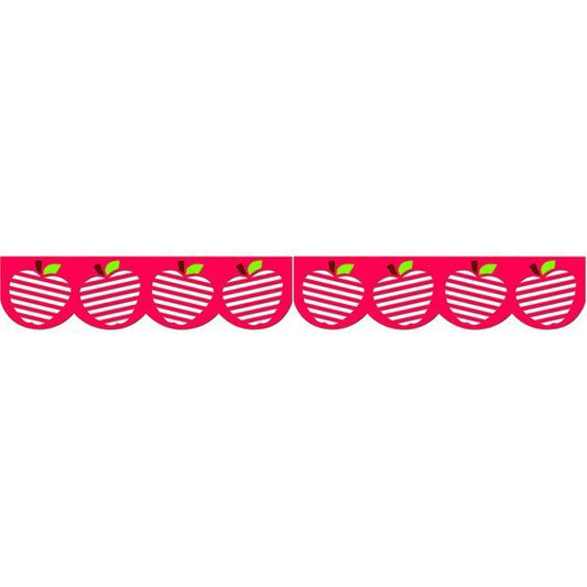 Stencil Cut Apple Border XCTP1105