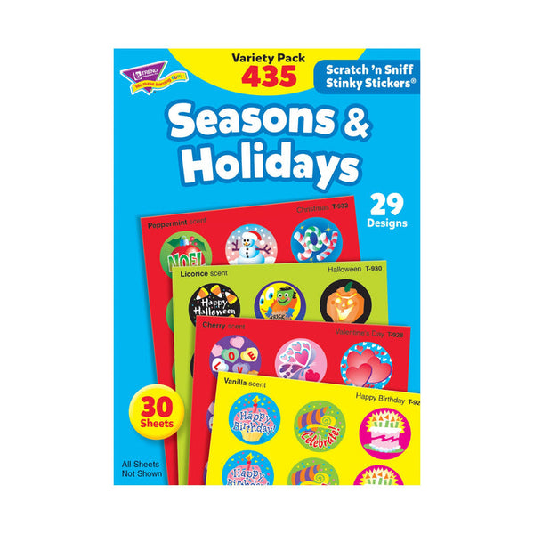 Seasons & Holidays Stinky Stickers® Variety Pack, 435 ct XT580