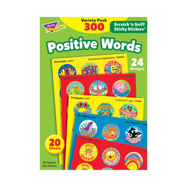 Positive Words Stinky Stickers® Variety Pack, 300 ct XT6480