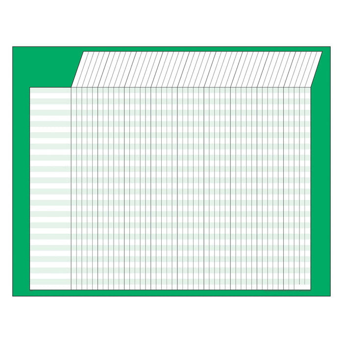 Green Horizontal Incentive Chart, 22