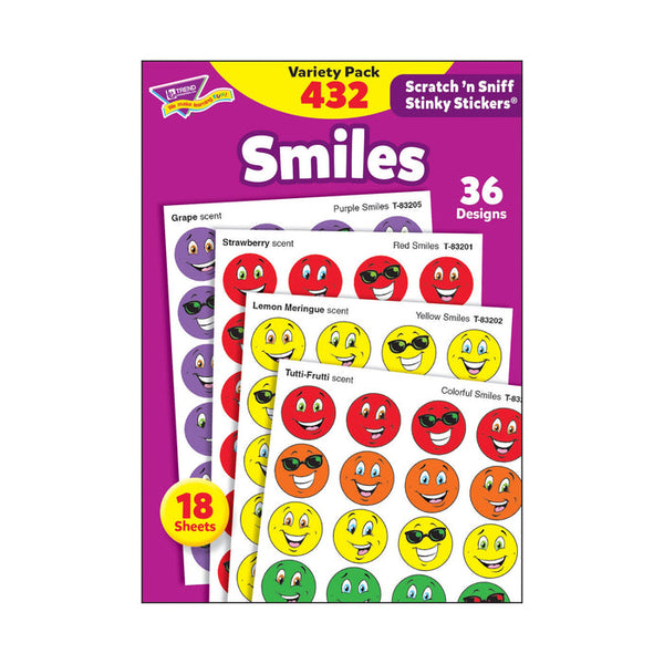Smiles Stinky Stickers® Variety Pack, 432 ct XT83903