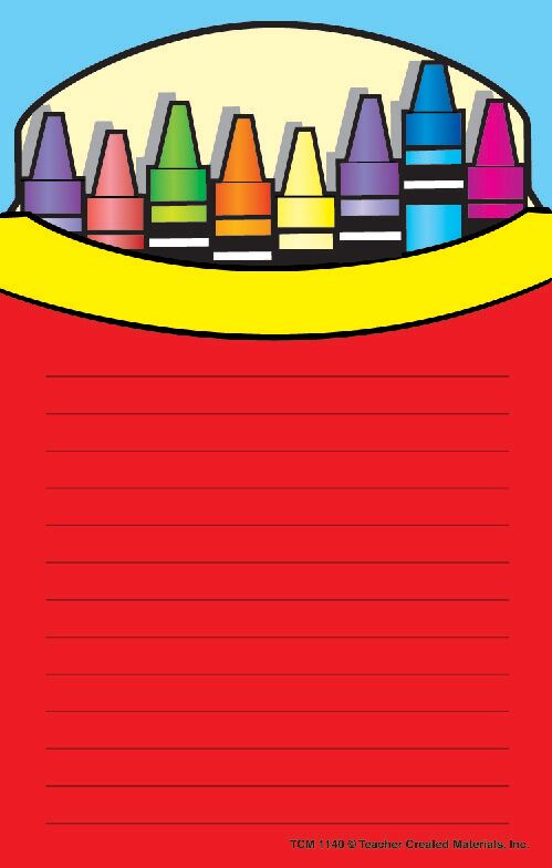 Crayons Notepad XTCR1140