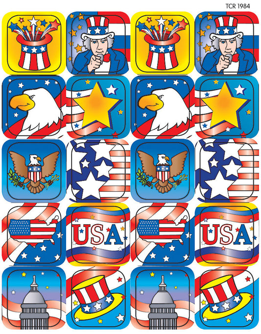 Patriotic 2 Stickers XTCR1984