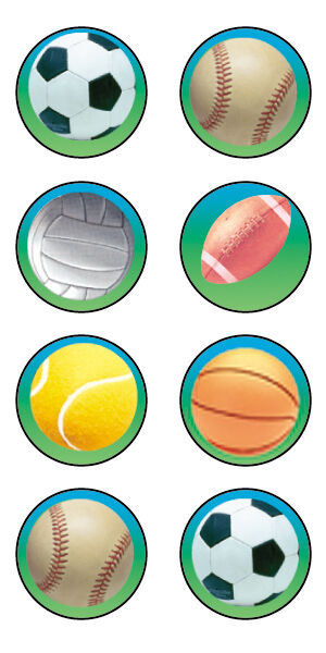 Sports 2 Mini Stickers XTCR1993