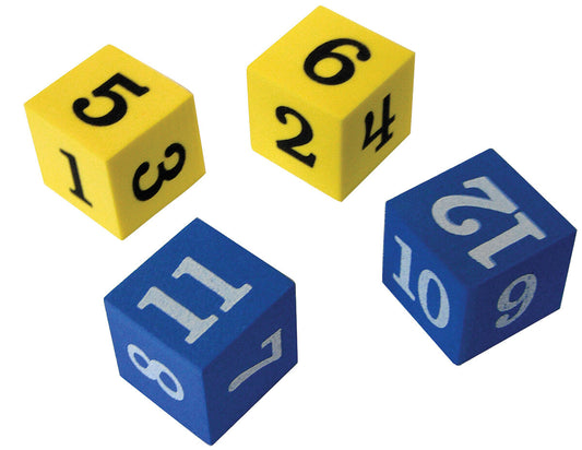 Foam Numbered Dice (112) XTCR20609
