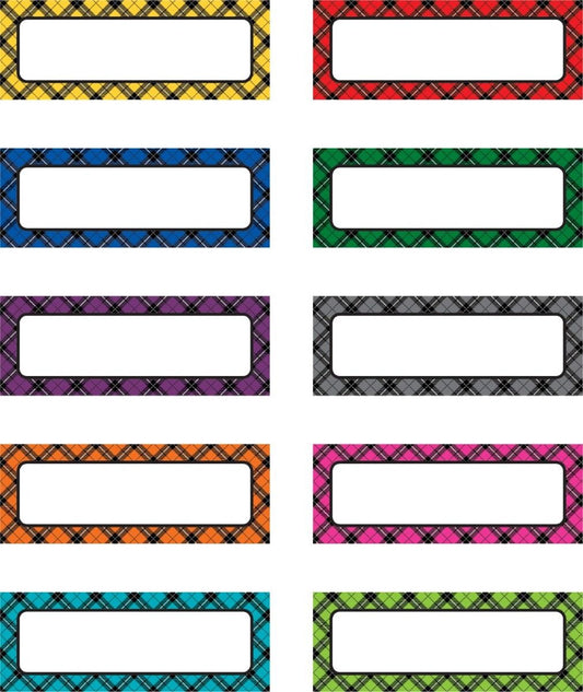 Plaid Magnetic Labels XTCR20622