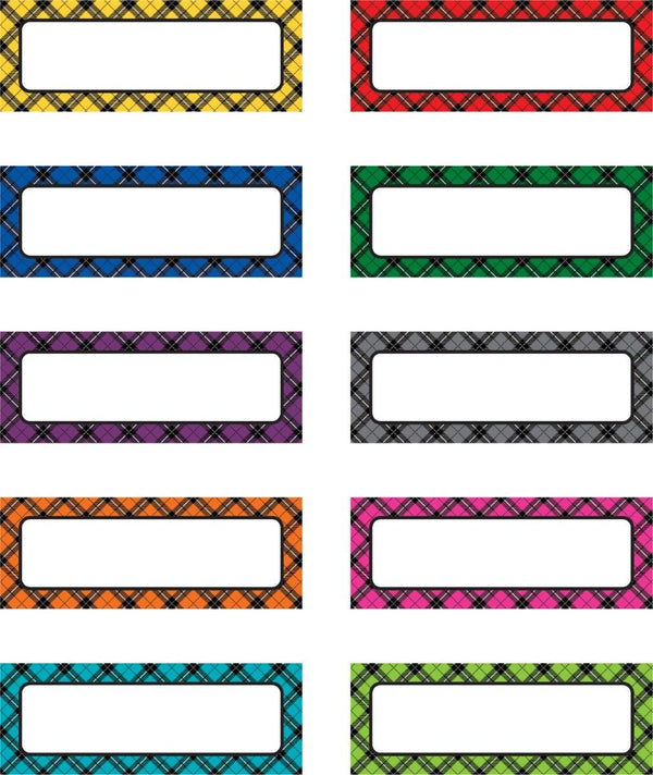 Plaid Magnetic Labels XTCR20622