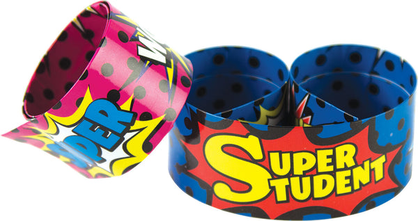 Slap Bracelets Superhero Super Student XTCR20664