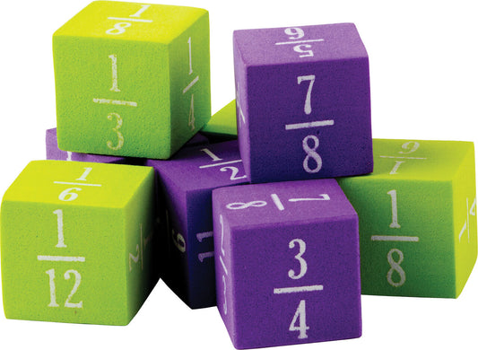 Foam Fractions Dice XTCR20689