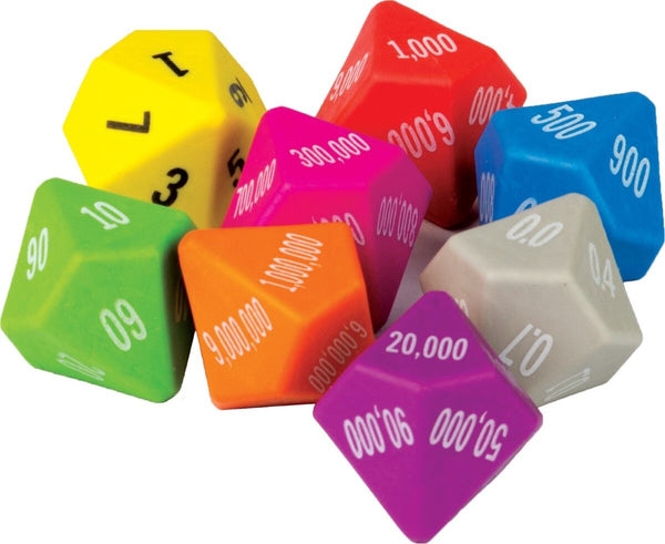 Place Value Dice 8-Pack XTCR20807