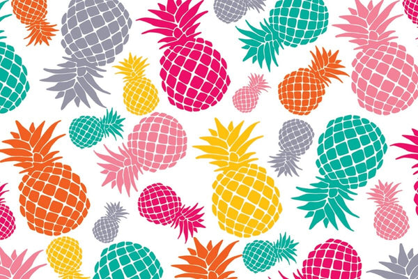 Tropical Punch Pineapples Postcards XTCR3483