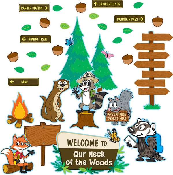 Ranger Rick Welcome To Our Neck Of The Woods Bulletin Board XTCR3516