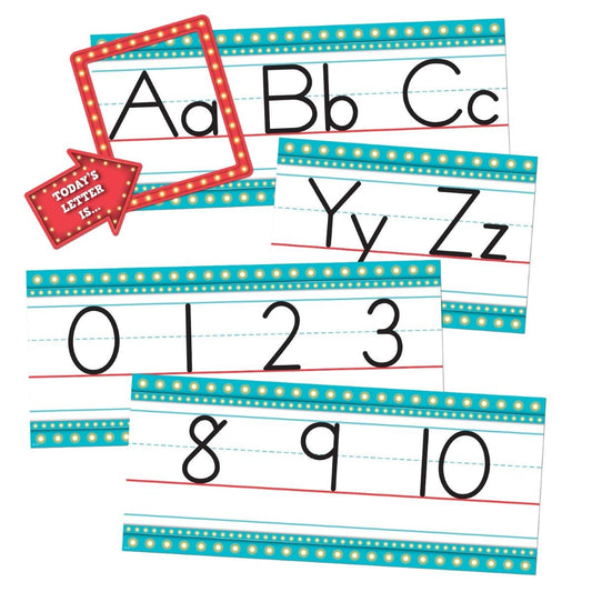 Marquee Alphabet Line Bulletin Board XTCR3548