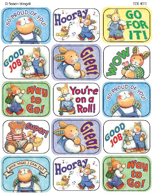 TUCKER JUMBO STICKERS FROM SUSAN WINGET XTCR4011