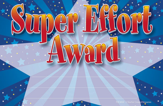 Super Effort Awards XTCR4050