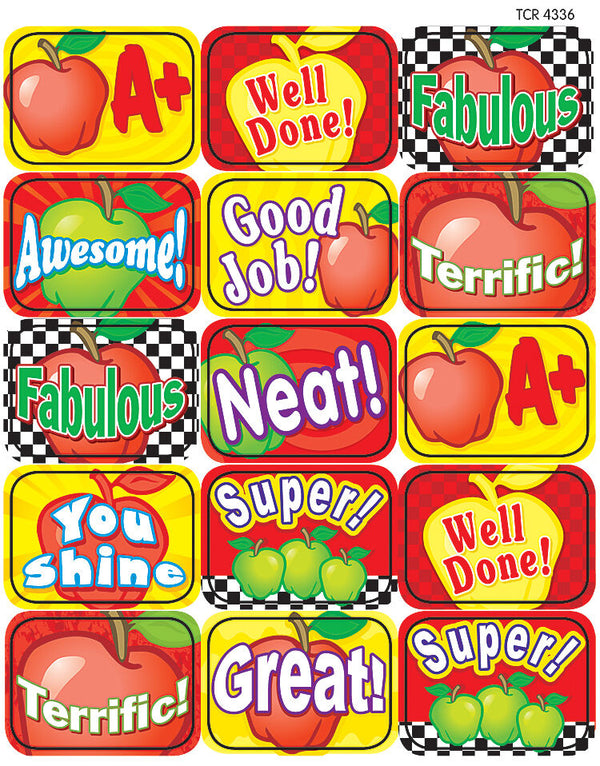 Apples Motivational Jumbo Stickers XTCR4336