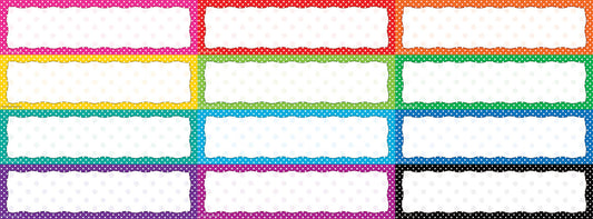 POLKA DOT BLANK HEADLINERS XTCR4484
