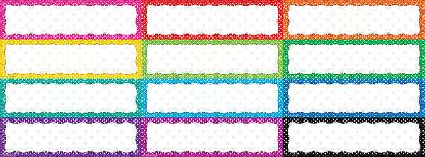 POLKA DOT BLANK HEADLINERS XTCR4484