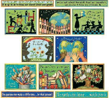 Green Earth Bulletin Board Display XTCR4503