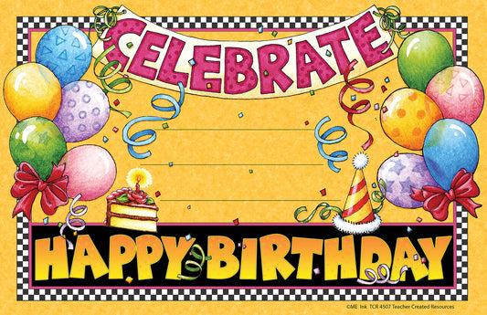 Me Happy Birthday Awards XTCR4507