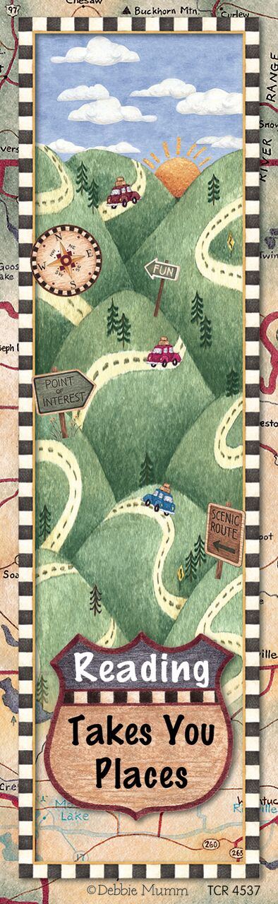 Reading Takes You Places Bookmarks XTCR4537