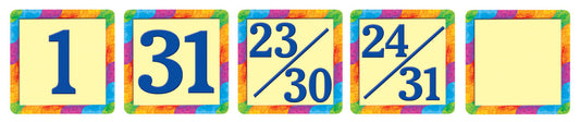 Rainbow Calendar Days XTCR4582
