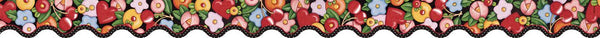 Flowers & Hearts Border Trim Mary Engelbreit XTCR4622