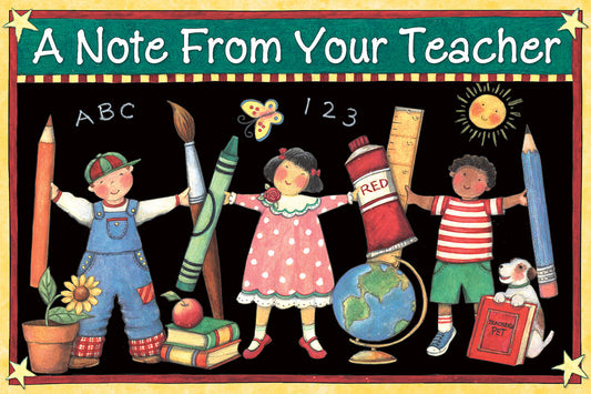 Sw Note From Your Teacher Postcards XTCR4817