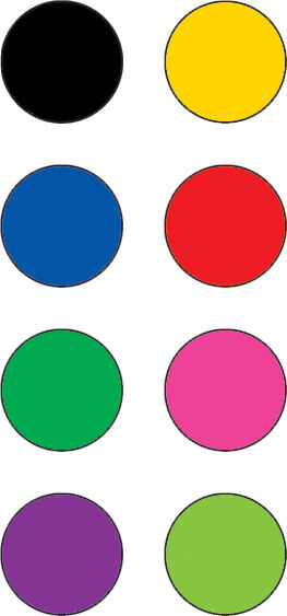 Colorful Circles Mini Stickers XTCR4820