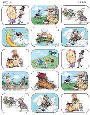 Mother Goose Nursery Rhyme Jumbo Stickers From Mary Engelbreit XTCR4823