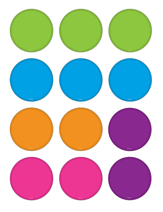 Bright Colors Circles Mini Accents XTCR5113