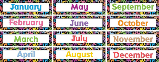 Peace Sign Monthly Headliners XTCR5180