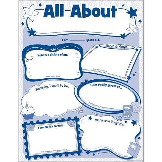 All About Me Poster Pack XTCR5222