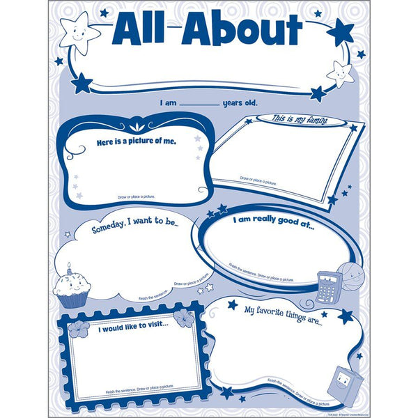 All About Me Poster Pack XTCR5222