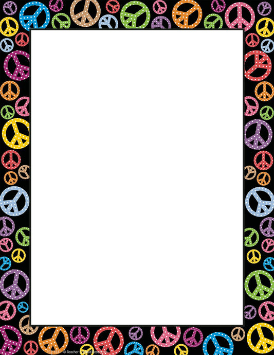 Peace Signs Computer Paper XTCR5241
