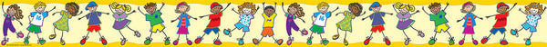 FANTASTIC KIDS STRAIGHT BORDER TRIM XTCR5245