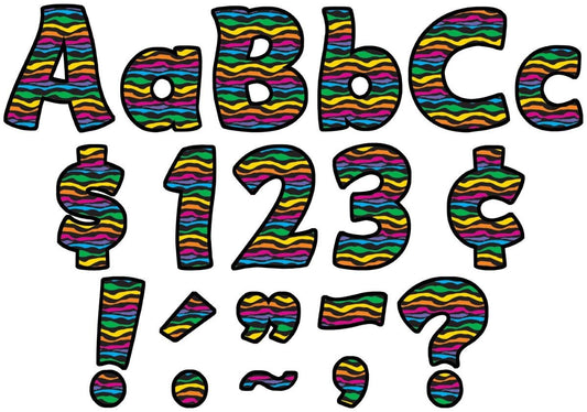Wild Stripes Funtastic 4 Letters Combo Pack XTCR5342