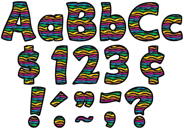 Wild Stripes Funtastic 4 Letters Combo Pack XTCR5342