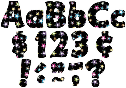 Fancy Stars Funtastic 4" Letters Combo Pack XTCR5374